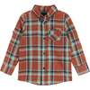 Rust Plaid Two-Faced Buttondown - Button Downs - 5