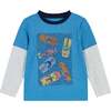 Racecar Long Sleeve Two-Fer Tee Set - T-Shirts - 4