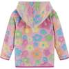 Plush Floral Pull Over Hoodie - Sweatshirts - 2