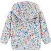 Plush Pull Over Hoodie, White & Multicolor Confetti - Sweatshirts - 2