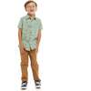 Short Sleeve Knit Buttondown Shirt - Button Downs - 7