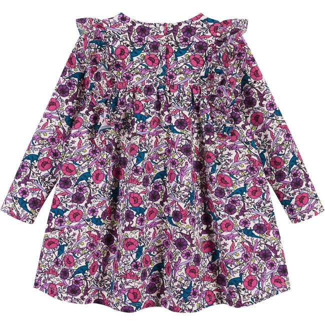 Multicolor Dino Print Dress - Dresses - 4