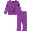 Infant Tie Front Shirt And Leg Set - Mixed Apparel Set - 1 - thumbnail