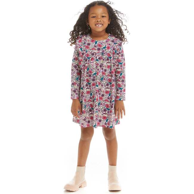 Multicolor Dino Print Dress - Dresses - 5
