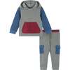 Ultra-Soft Colorblocked Hoodie Set, Infant - Mixed Apparel Set - 1 - thumbnail