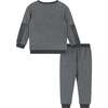 Washed Charcoal Sweatshirt Set - Mixed Apparel Set - 2