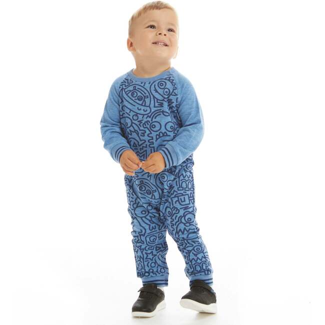 Monster Crewneck Romper - Rompers - 2