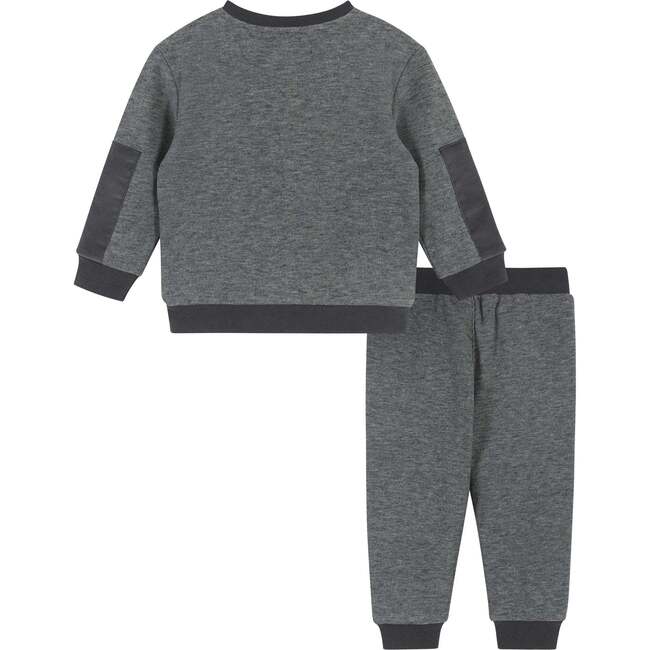 Infant Washed Charcoal Sweat Set - Mixed Apparel Set - 4