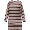 Lurex Stripe Rib Knit Dress - Dresses - 6