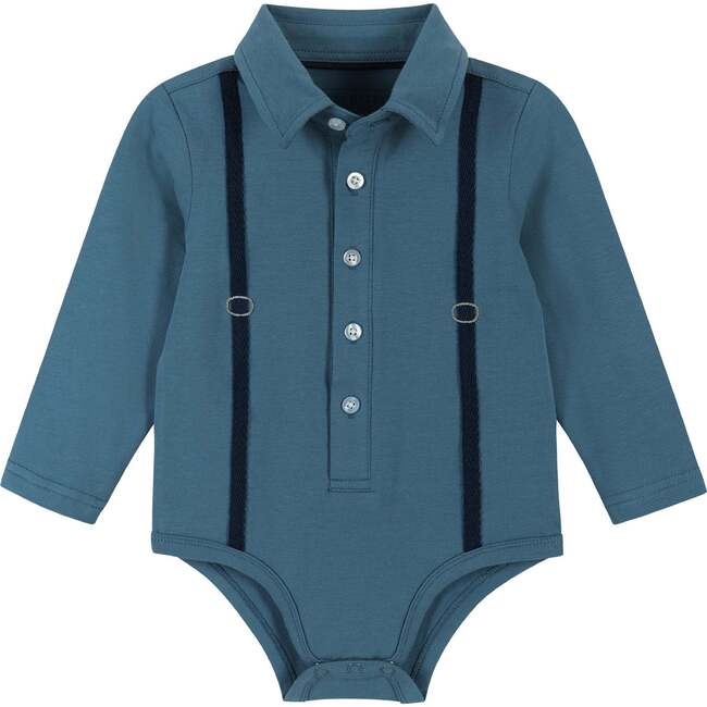 Infant Teal Suspender Shirtzie Set - Mixed Apparel Set - 5