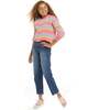 Wavy Chenille Hem Sweater - Sweaters - 3