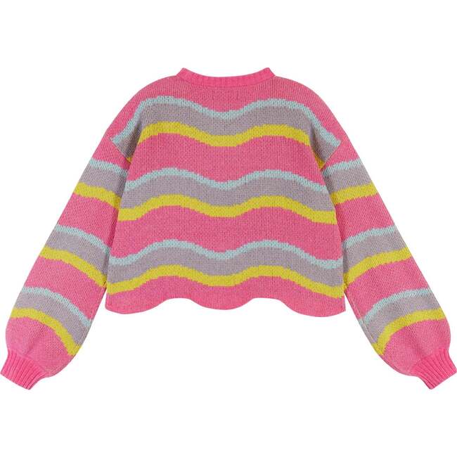 Wavy Chenille Hem Sweater - Sweaters - 4