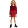 Velvet Tiered Dress - Dresses - 7
