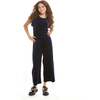 Velvet Party Jumpsuit, Navy - Rompers - 6