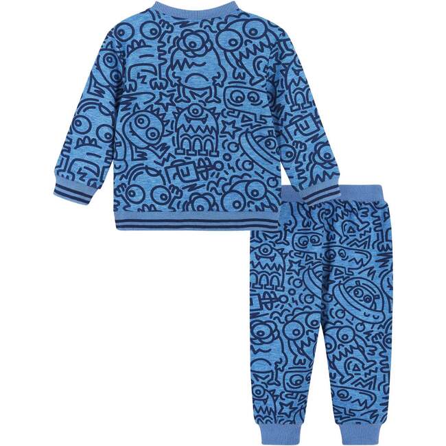 Infant Monster Crewneck Sweat Set - Mixed Apparel Set - 2
