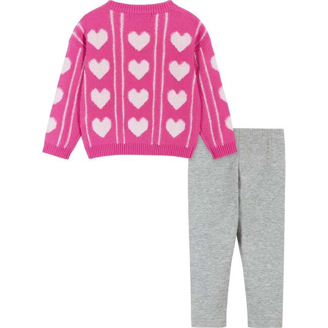 Infant Heart Sweater & Legging Set - Mixed Apparel Set - 2