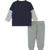 Infant Astronaut Long Sleeve Two-Fer Tee Set - T-Shirts - 2