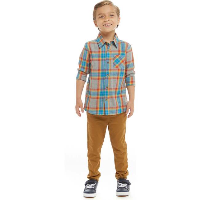 Heather Grey Plaid Ultra Soft Buttondown - Button Downs - 4
