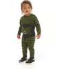 Olive Porcupine Sweater Set - Mixed Apparel Set - 2