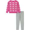 Heart Sweater & Legging Set - Mixed Apparel Set - 5