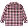 Pink Plaid Shacket - Jackets - 5