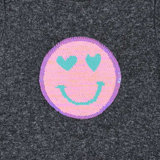 Hacci Flip Sequin Smiley Face Dress - Dresses - 5