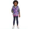 Girls Two-Fer Heart Quilted Vest Jacket, Purple & Grey - Vests - 2