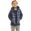 Navy Buffalo Hoodie/Vest Combo - Jackets - 2
