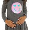 Hacci Flip Sequin Smiley Face Dress - Dresses - 6