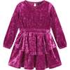 Crushed Velvet Dress - Dresses - 1 - thumbnail