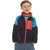 Navy Sherpa Zip-Up w/Pop Details - Fleece & Sherpa Jackets - 4