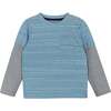 Dominic Long Sleeve Pocket Twofer Tee - T-Shirts - 1 - thumbnail