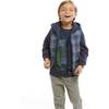 Navy Buffalo Hoodie/Vest Combo - Jackets - 5