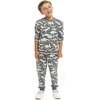 Distressed Dino Crewneck Sweat Set - Mixed Apparel Set - 2