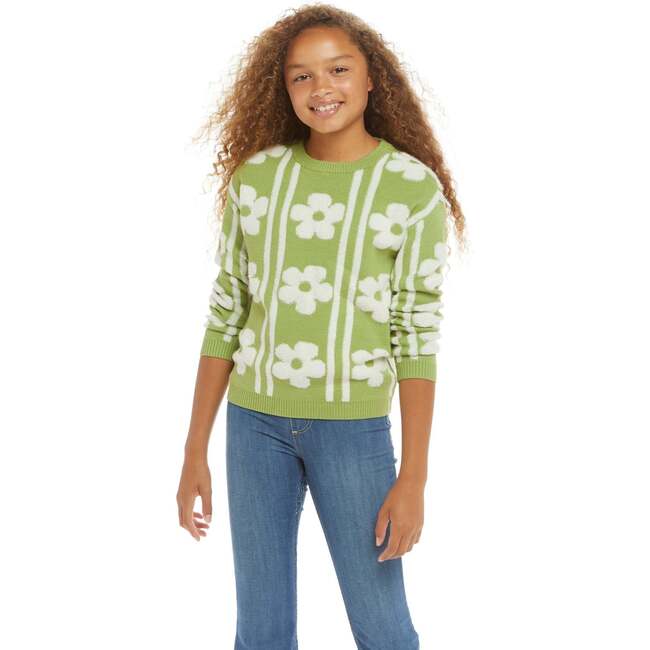 Floral Sherpa Sweater - Sweaters - 3