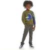Olive Triceratops Intarsia Sweater - Sweaters - 7
