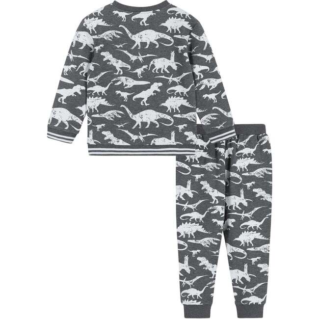 Distressed Dino Crewneck Sweat Set - Mixed Apparel Set - 4