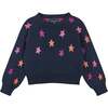 Cropped Navy Star Sweater & Legging Set - Mixed Apparel Set - 6