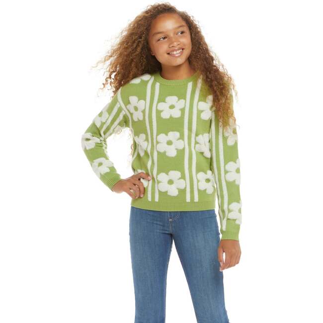 Floral Sherpa Sweater - Sweaters - 6