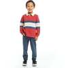 Colorblocked Rugby Button-Up Shirt - Polo Shirts - 2