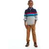 Colorblocked 1/4 Neck Sweater Set - Mixed Apparel Set - 2