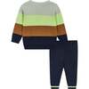Colorblocked Forest Animals Sweater Set - Mixed Apparel Set - 3