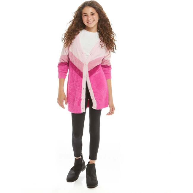 Colorblocked V-neck Cardigan Sweater - Cardigans - 6