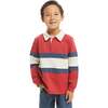 Colorblocked Rugby Button-Up Shirt - Polo Shirts - 3