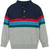 Colorblocked 1/4 Neck Sweater Set - Mixed Apparel Set - 5