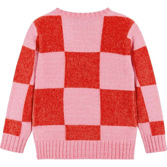 Chenille Checker Sweater - Sweaters - 5