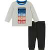 Boombox Long Sleeve Tee Set - T-Shirts - 1 - thumbnail
