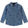Buffalo Check Intarsia Sweater Zip-Up Set, Blue - Mixed Apparel Set - 4