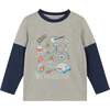 Camping Long Sleeve Two-Fer Tee Set - T-Shirts - 5