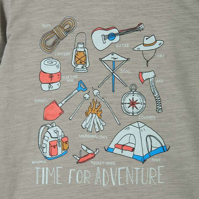 Camping Long Sleeve Two-Fer Tee Set - T-Shirts - 7